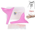 DHCare Female Urination Device (Universal Portable Urinal With Case)- Womens Lightweight Silicone Urinal Great for Outdoor Camping Travel (Pink 2 PCS With Case)